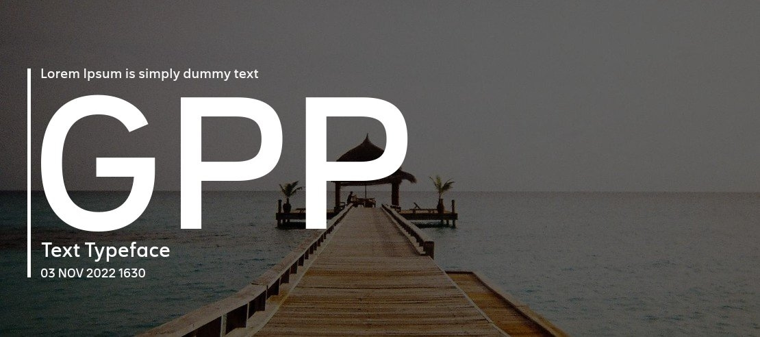 GPP Text Font Family