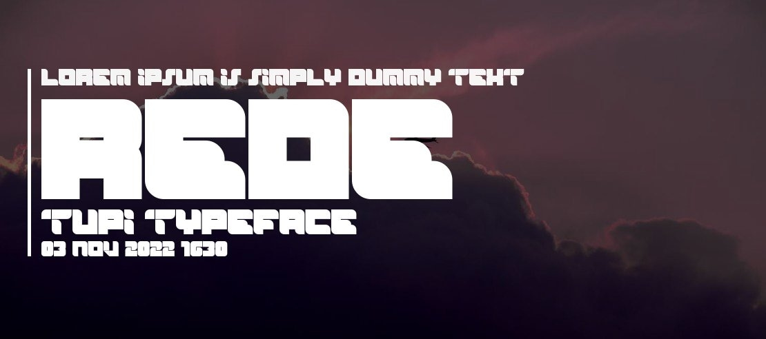 Rede Tupi Font