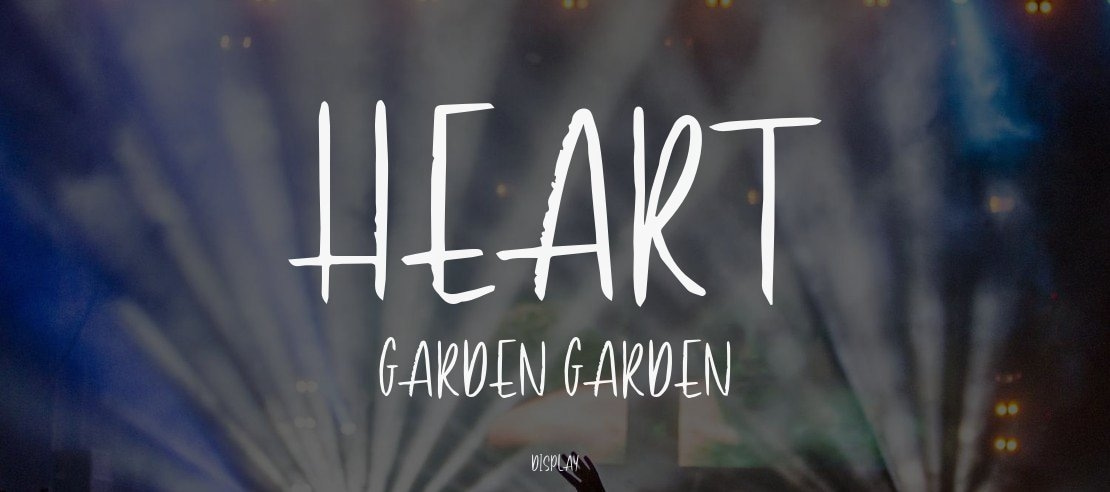 Heart Garden Garden Font