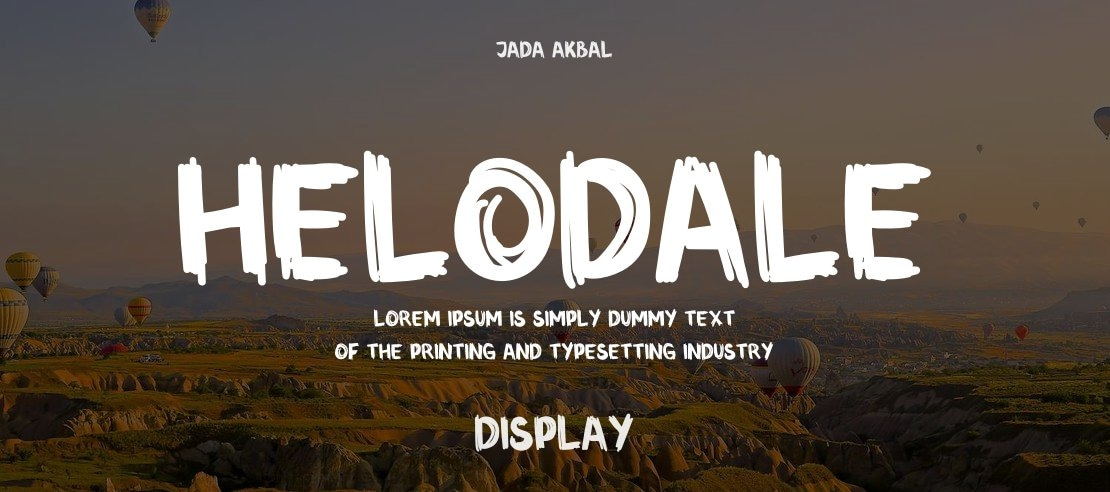 Helodale Font