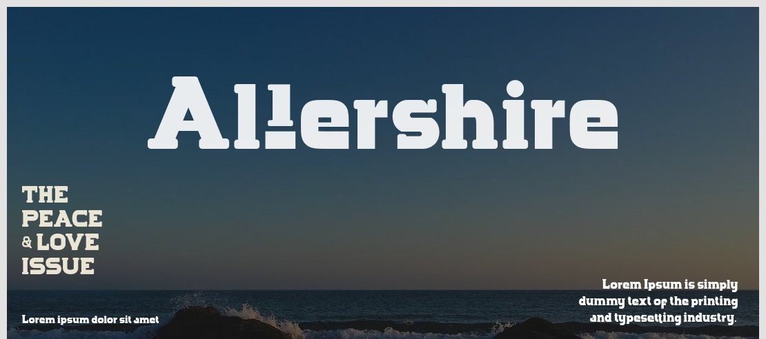 Allershire Font