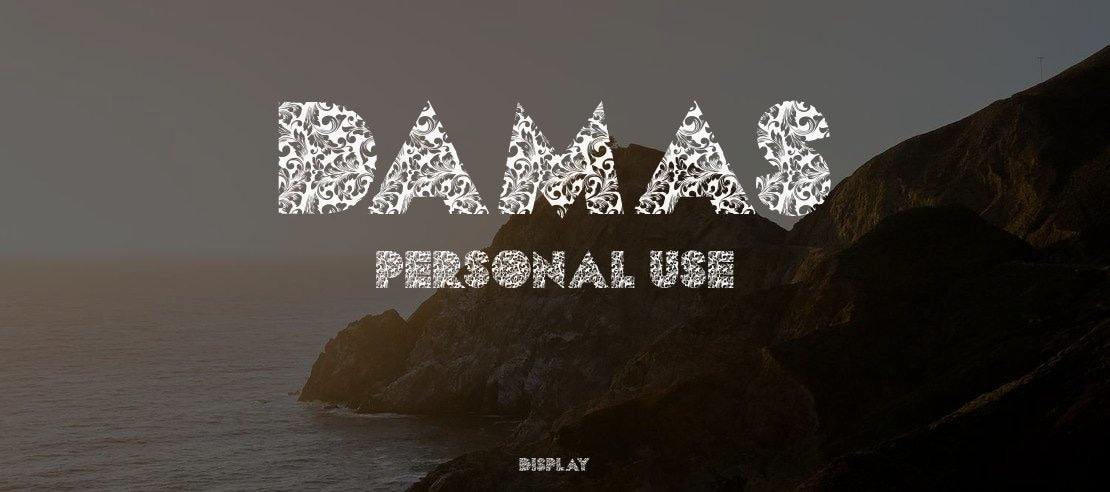 DAMAS PERSONAL USE Font