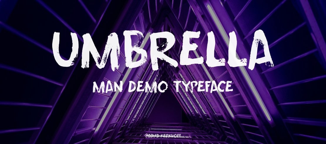 Umbrella Man DEMO Font