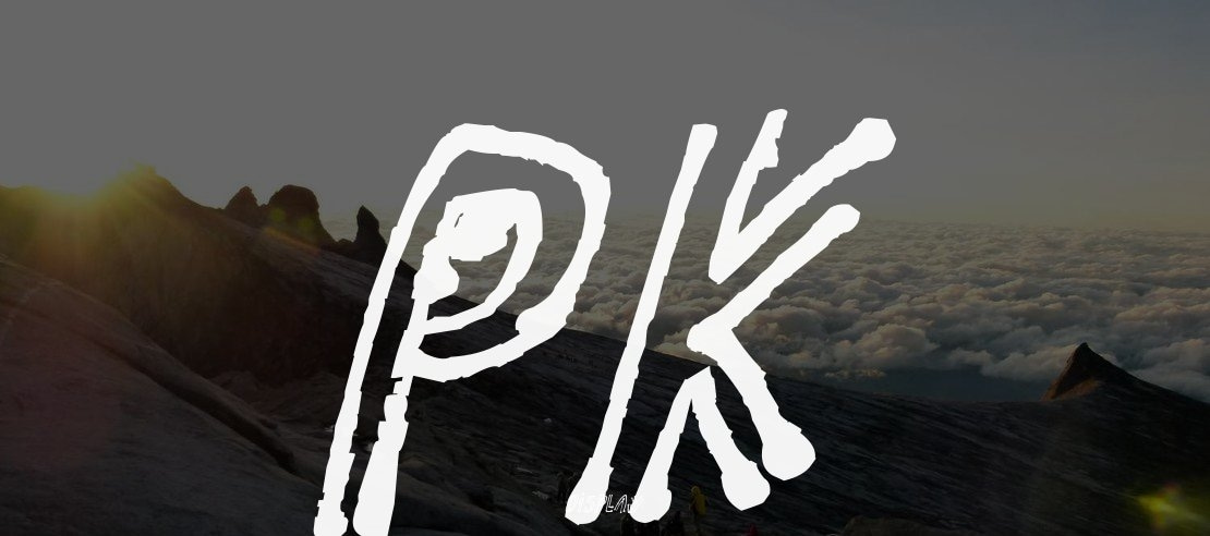 pk shaman Font