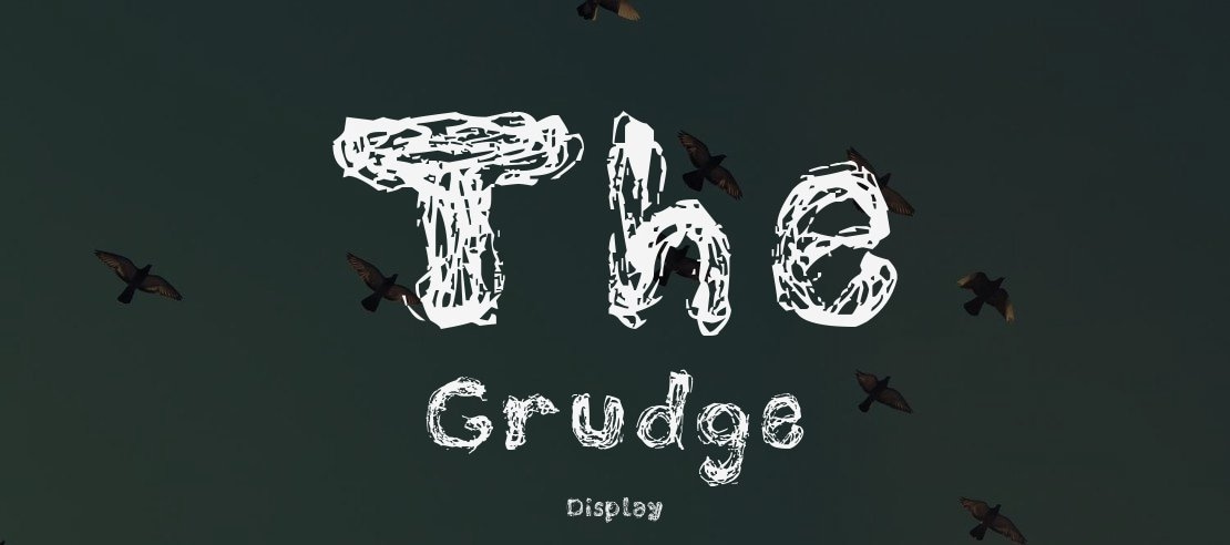 The Grudge Font