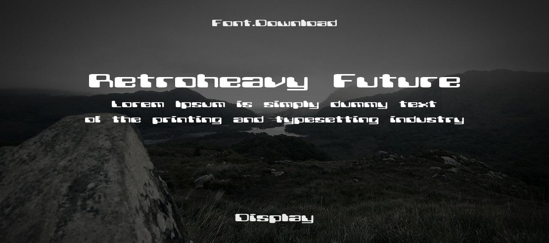 Retroheavy Future Font