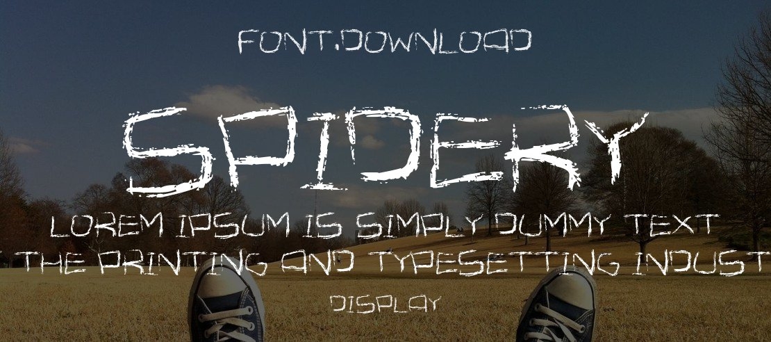 Spidery Font