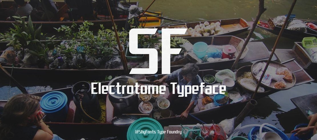 SF Electrotome Font Family