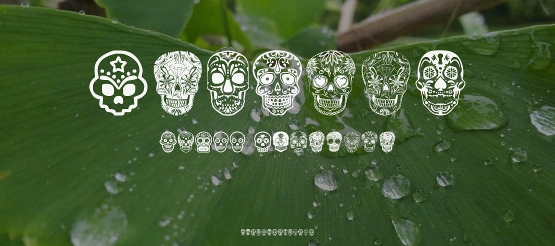 Mexican Skull Font