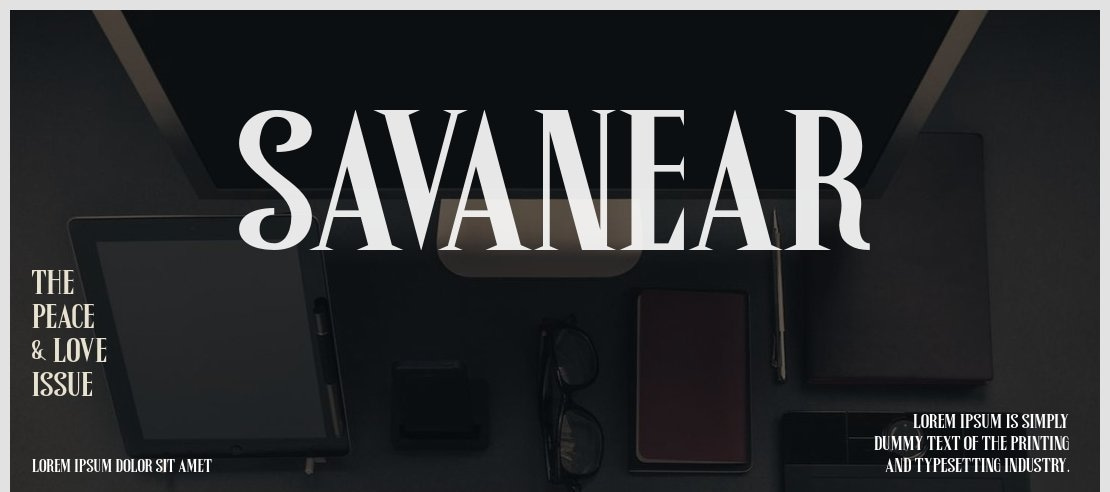 Savanear Font