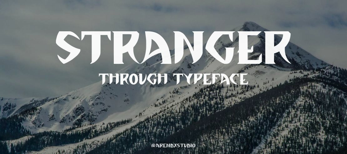 Stranger Through Font