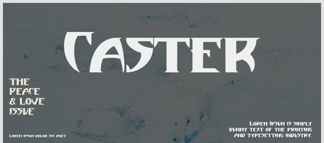 Caster Font