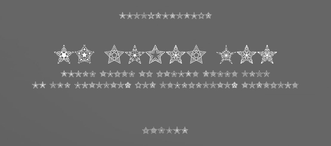 90 Stars BRK Font