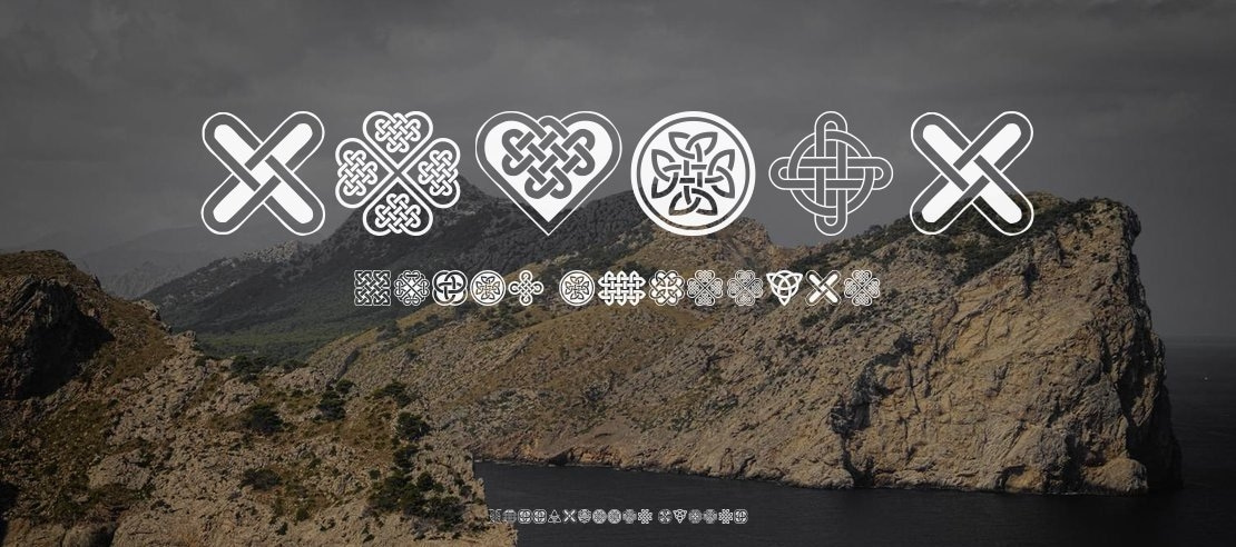 Celtic Knots Font