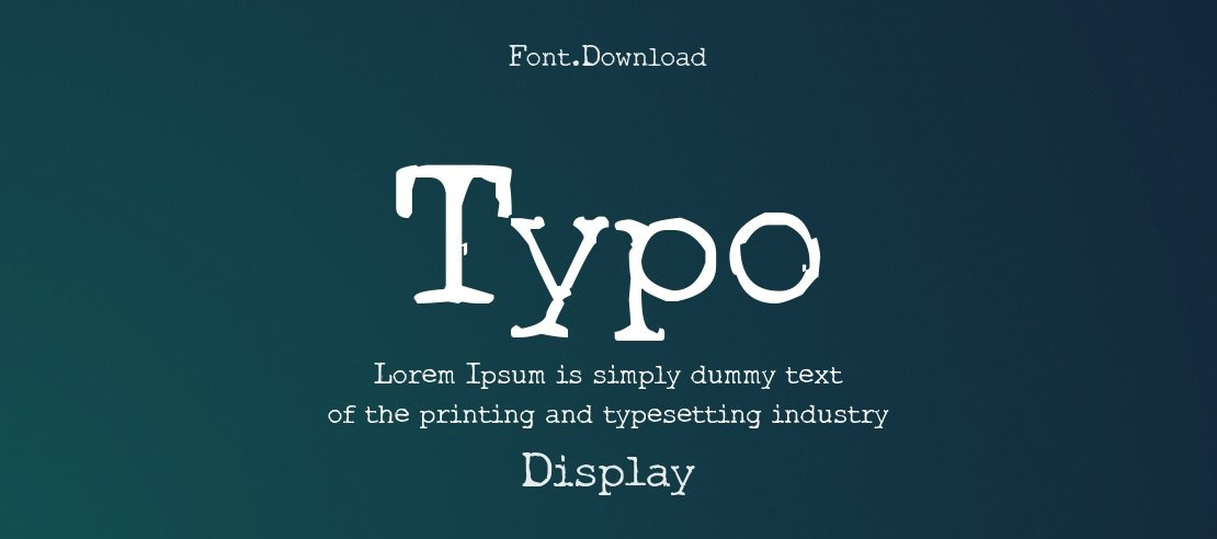 Typo Font