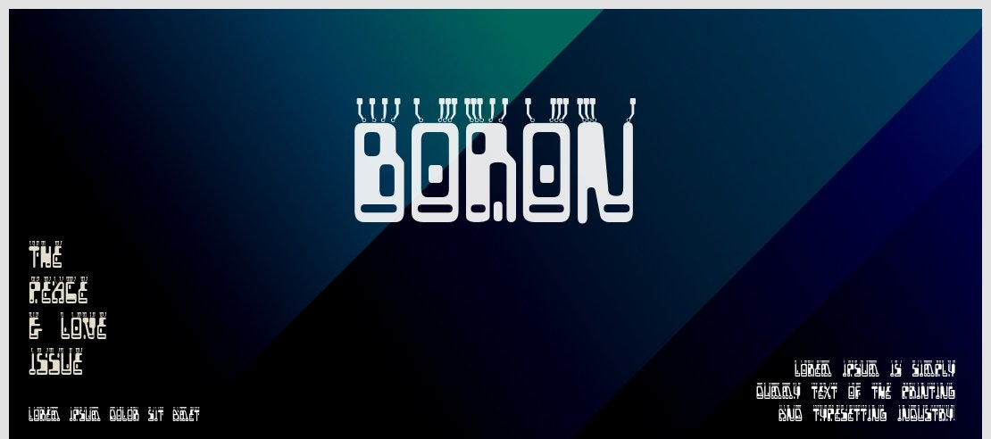 Boron Font