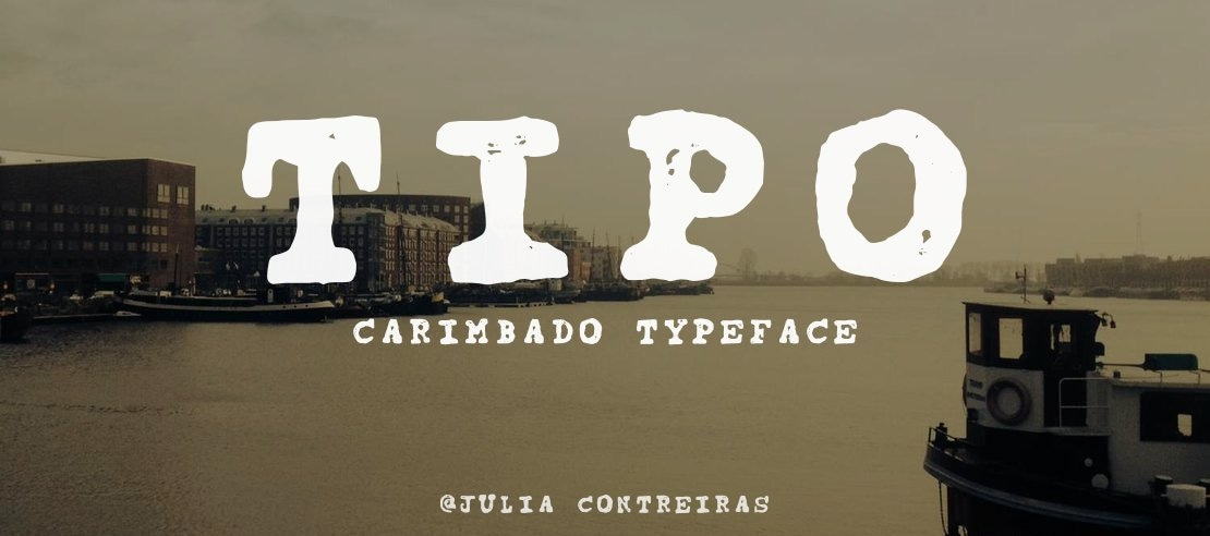 tipo carimbado Font Family