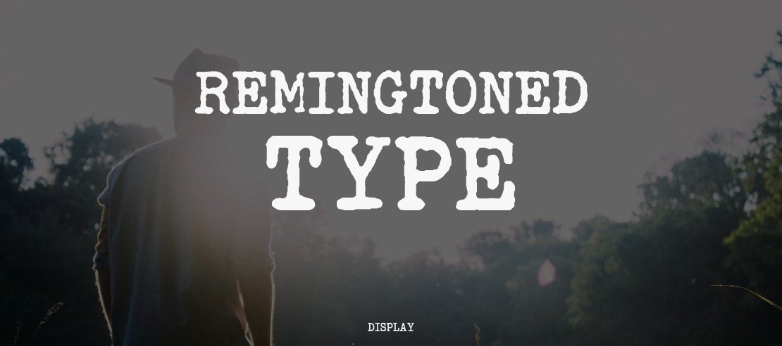 Remingtoned Type Font