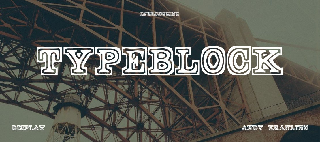 TypeBlock Font