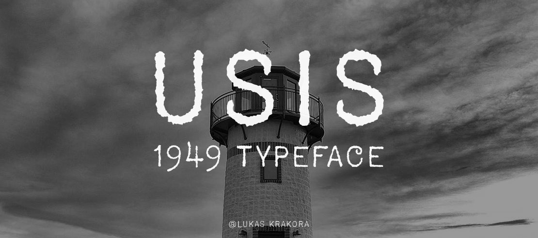 USIS 1949 Font