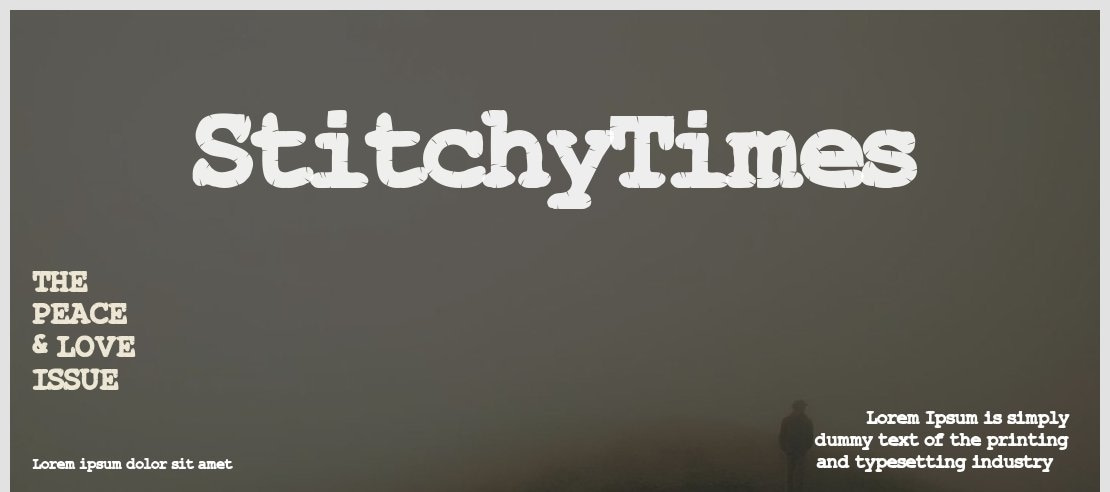 StitchyTimes Font