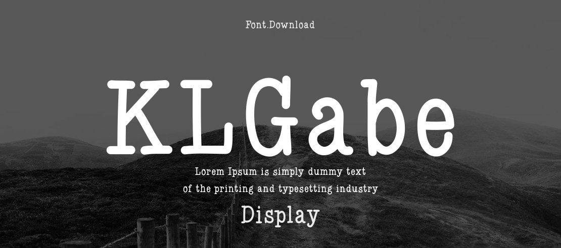 KLGabe Font