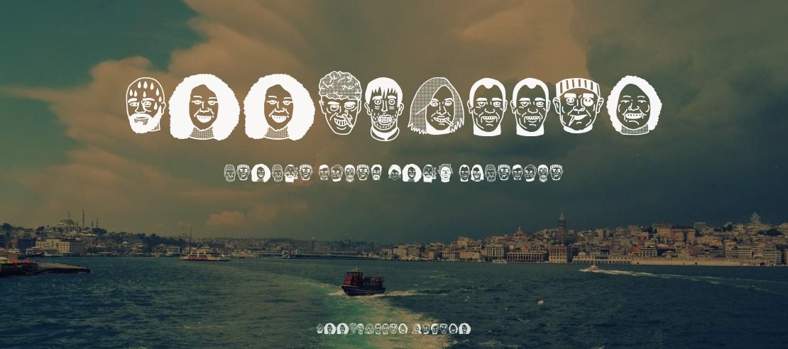 woodcutter people faces vol2 Font