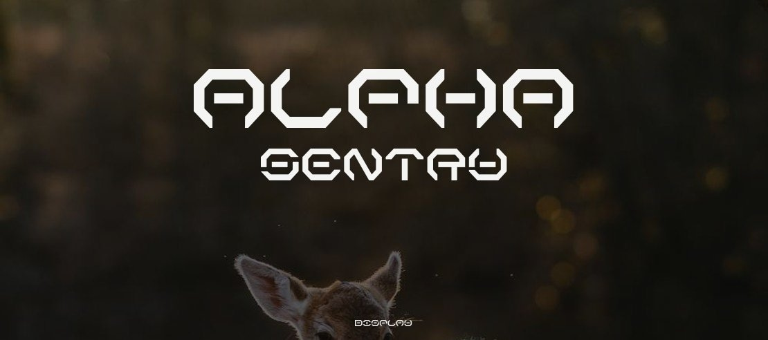 Alpha Sentry Font