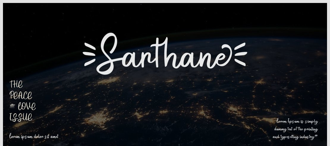 Sarthane Font