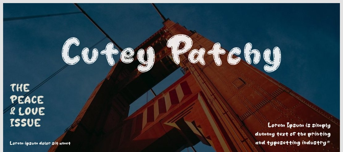 Cutey Patchy Font