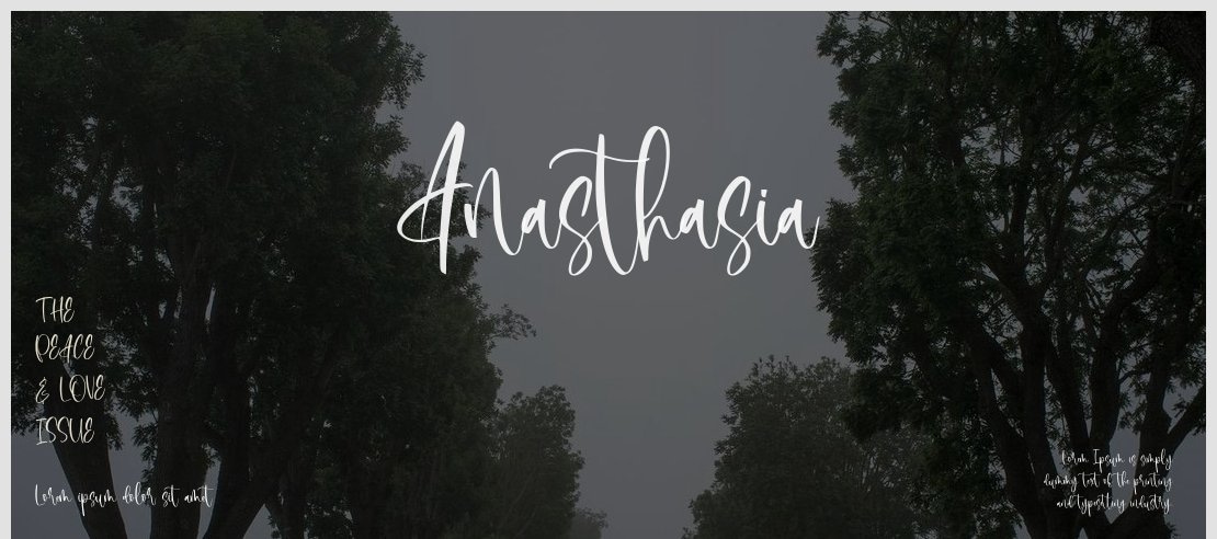 Anasthasia Font