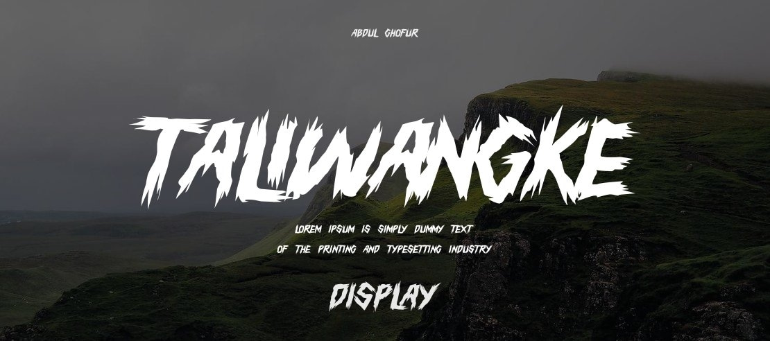 TALIWANGKE Font