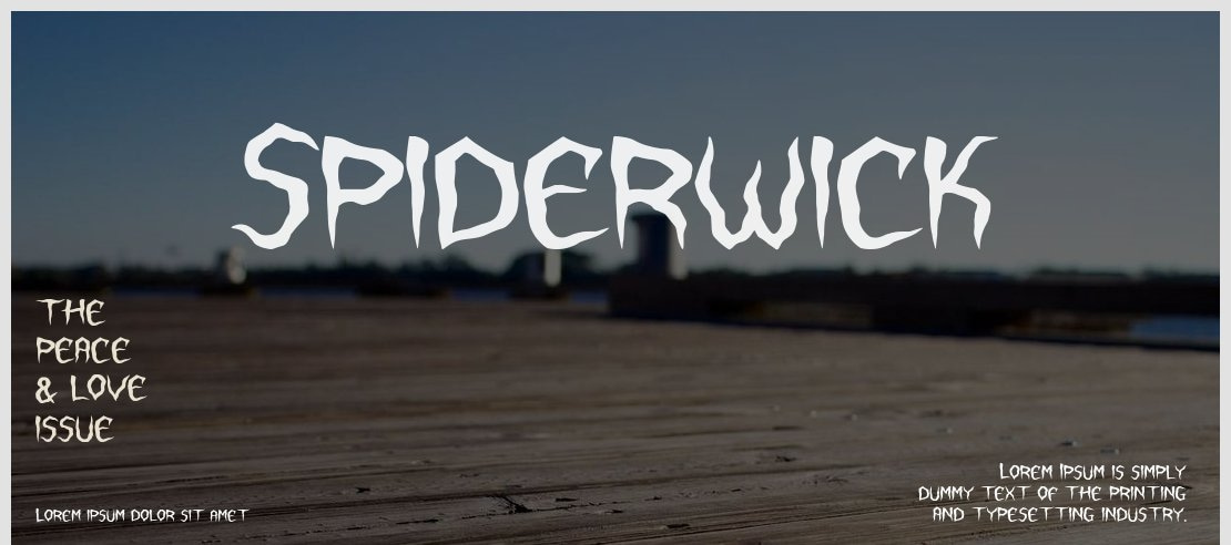 Spiderwick Font