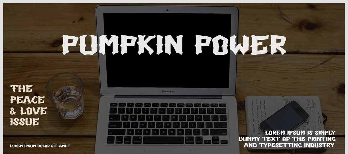 Pumpkin Power Font