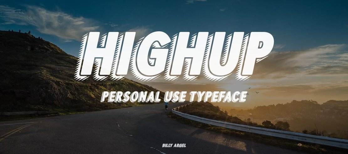 HIGHUP  PERSONAL USE Font
