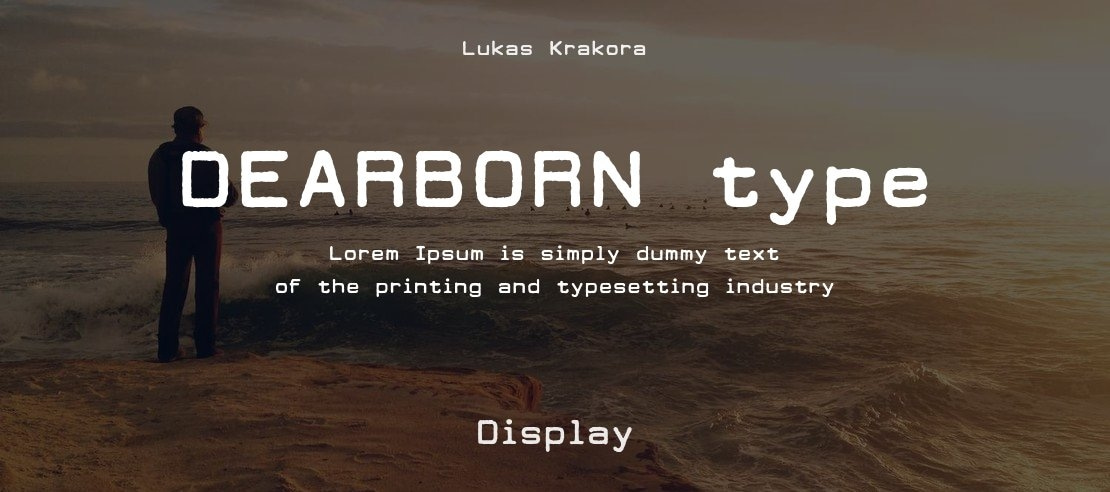 DEARBORN type Font