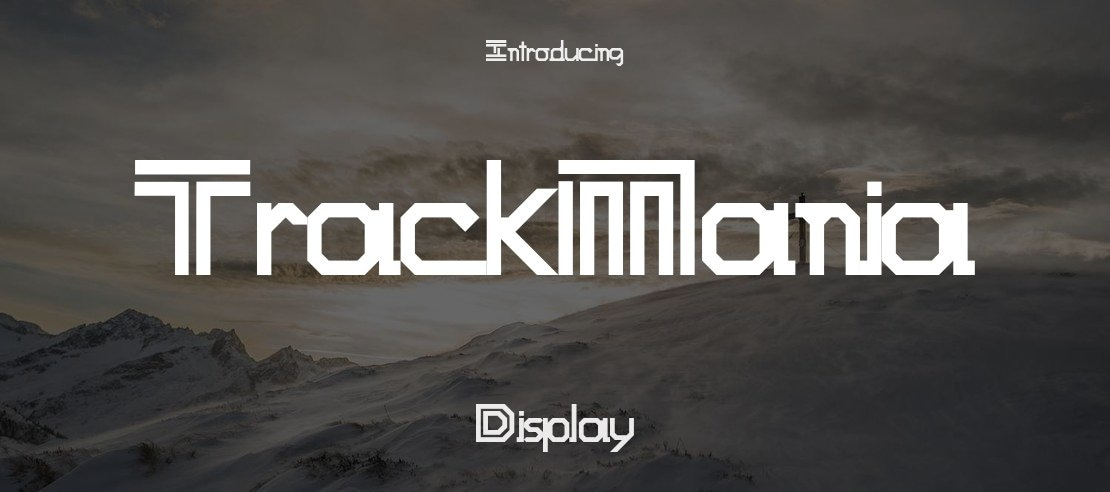 TrackMania Font
