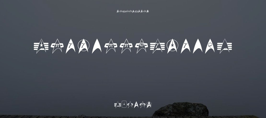 TrekArrowheads Font