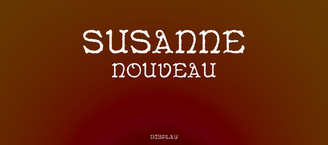 Susanne Nouveau Font