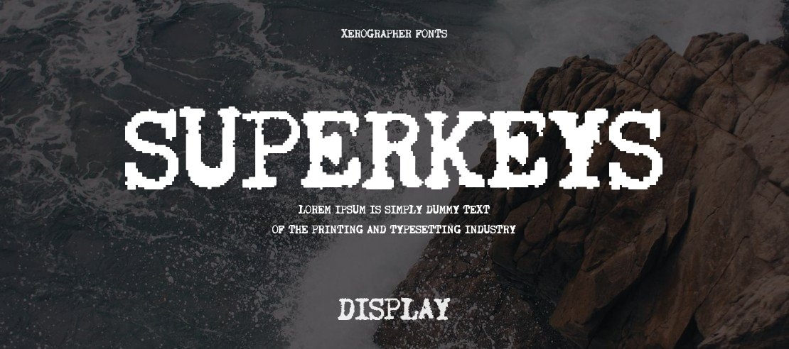 SuperKeys Font