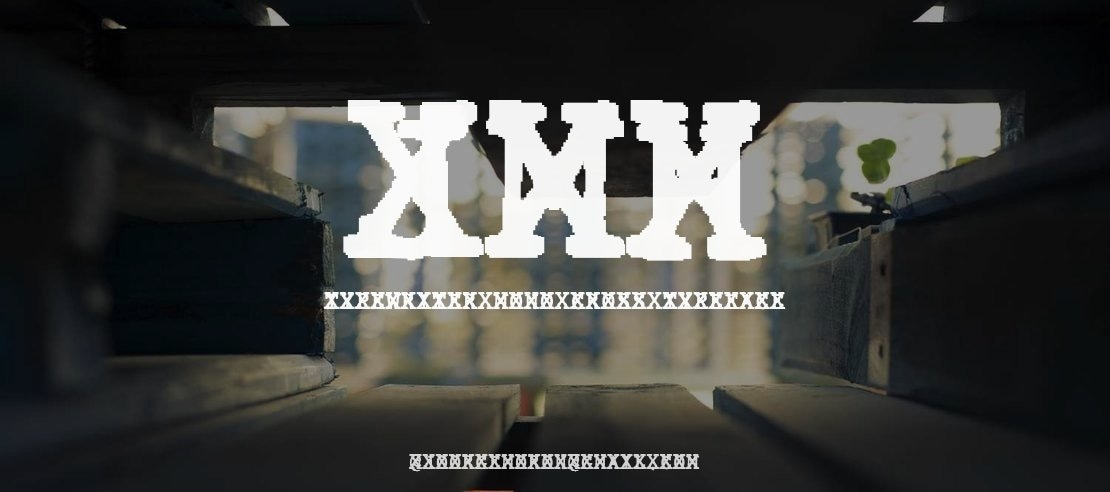 JMH Typewriter mono Cross Font Family