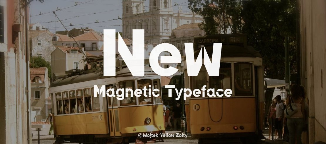 New Magnetic Font