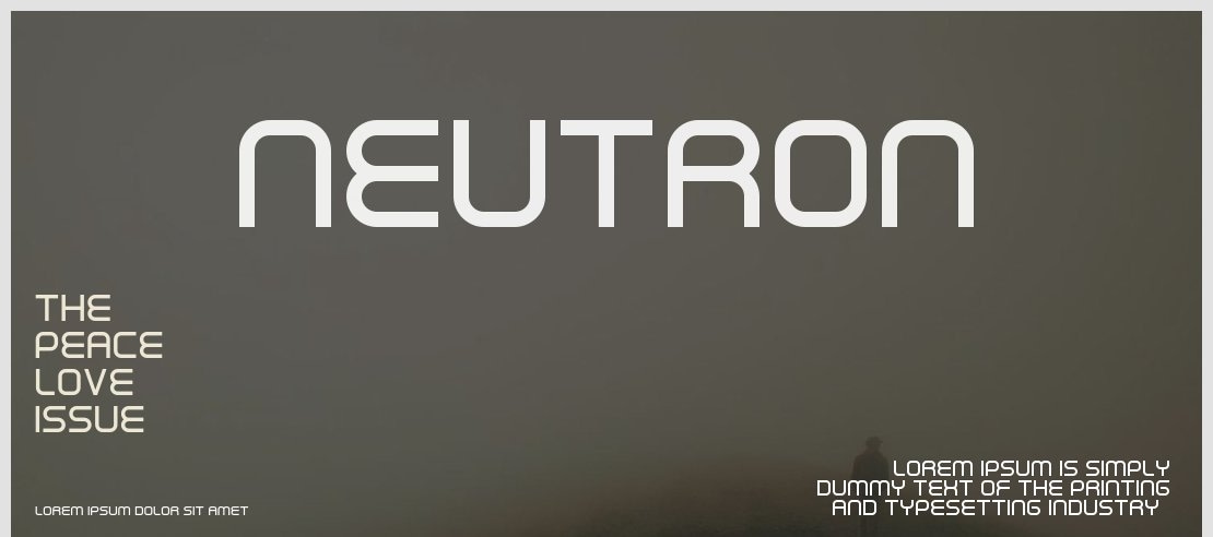 Neutron Font