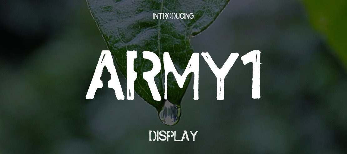 army1 Font