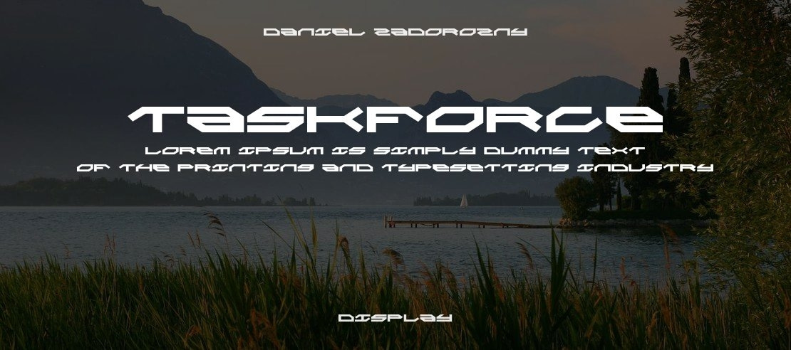 Taskforce Font Family