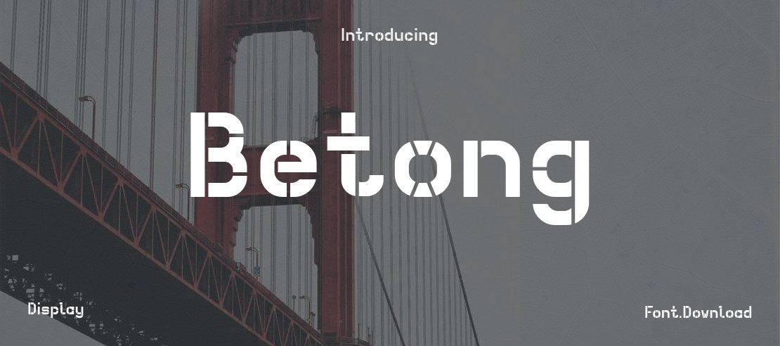 Betong Font