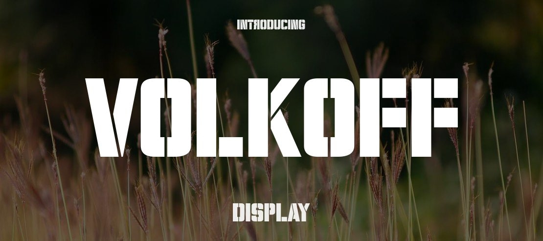 Volkoff Font Family