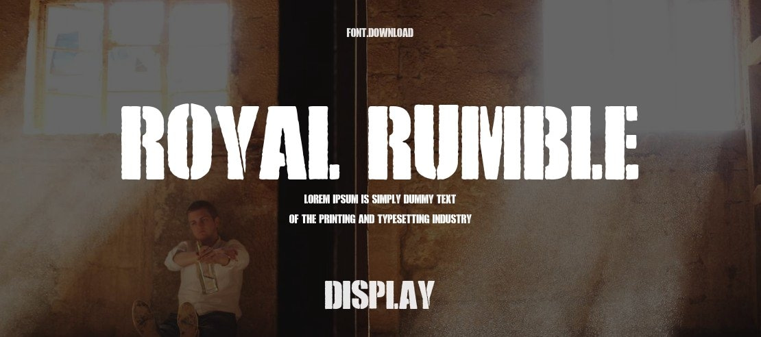 Royal Rumble Font