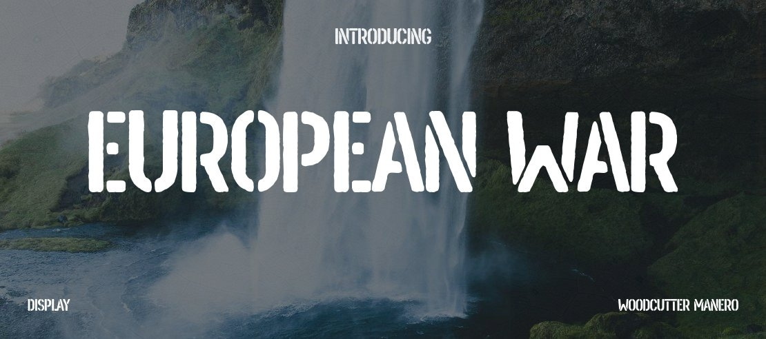 European War Font