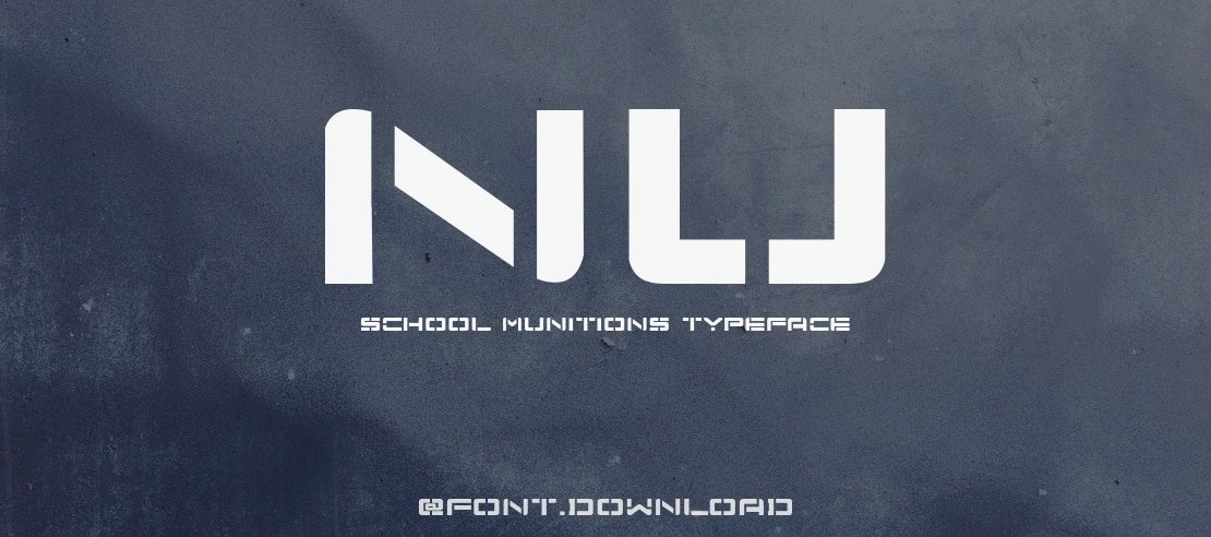 Nu School Munitions Font